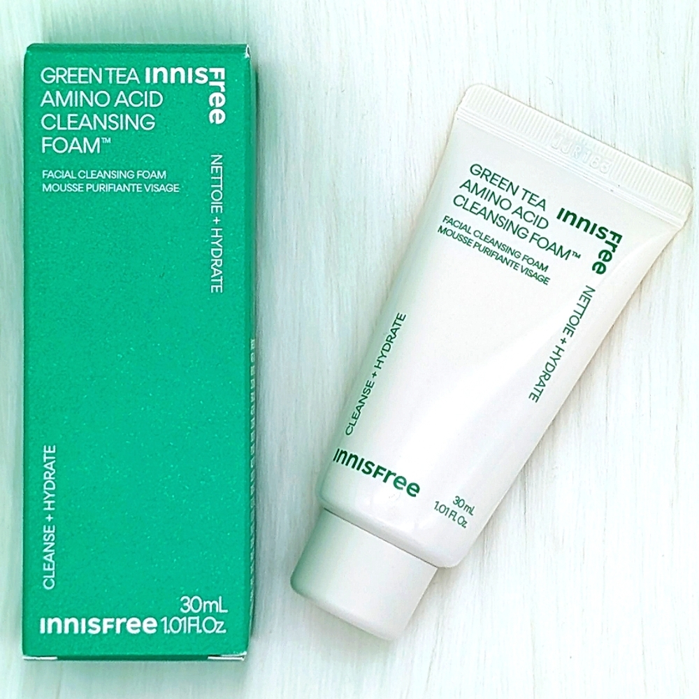 🔴 INNISFREE Green Tea Amino Acid Cleansing Foam